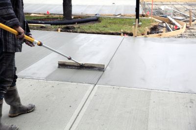 Completed Concrete Cut